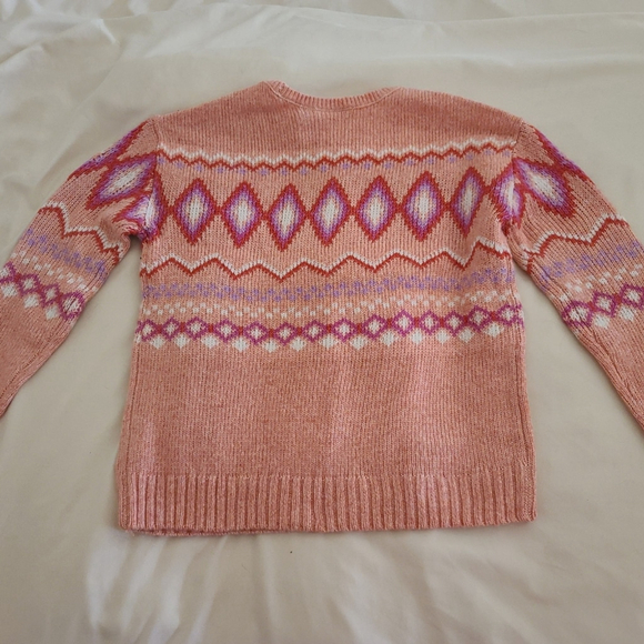 Girls Winter Bundle Set Sweater Hat Gloves L 10/12 - Picture 5 of 10